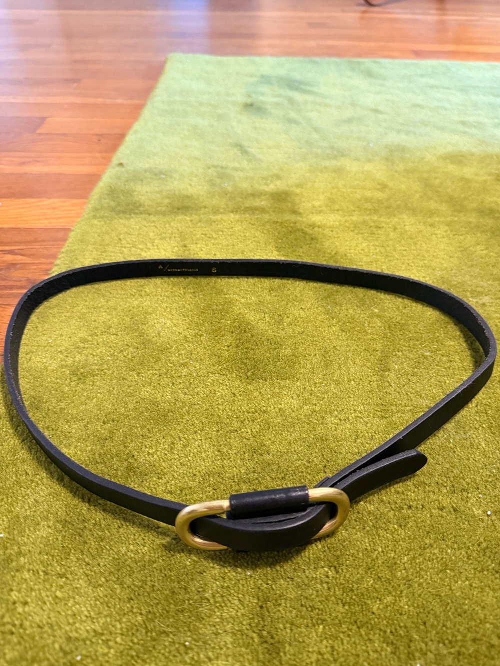 Black and Gold Anthropologie Belt - S
